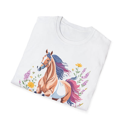 Horse Shirt Unisex Softstyle 64000 Cotton Tee Gildan 100 Percent Ring Spun