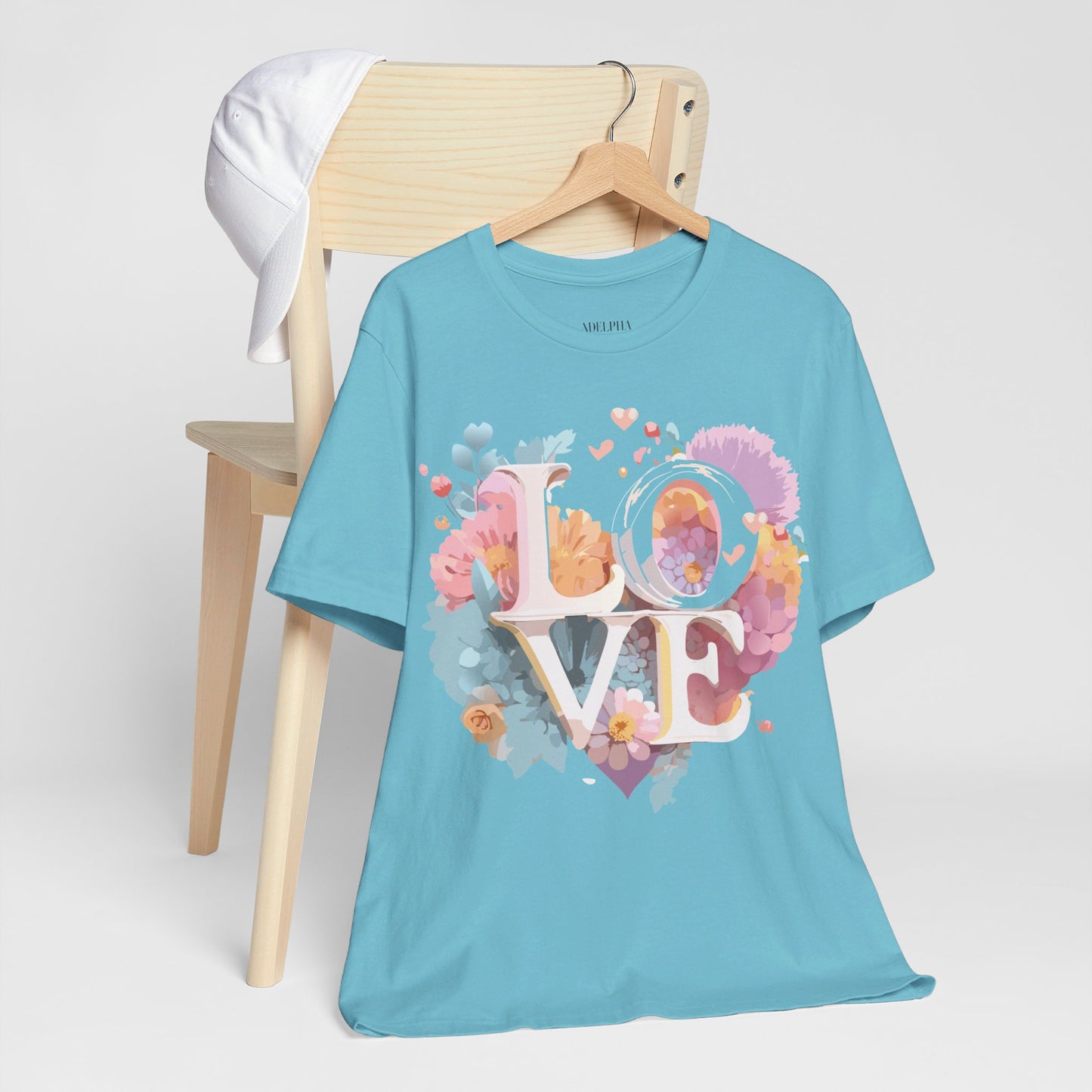 T-Shirt aus natürlicher Baumwolle – Love Story-Kollektion