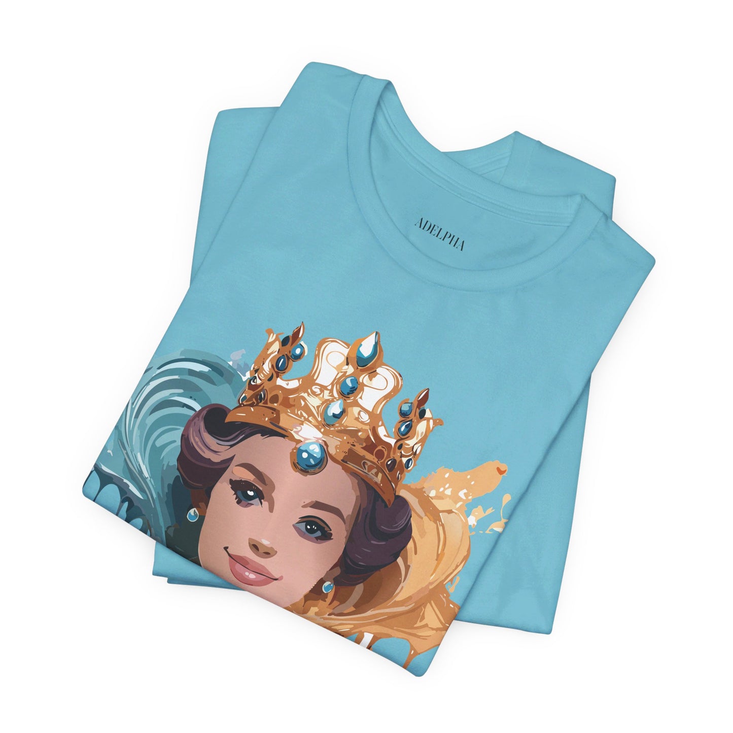 T-Shirt aus natürlicher Baumwolle – Queen Collection