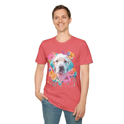 Dog Shirt Unisex Animal Tee Softstyle Gildan 64000 Short Sleeve Tee