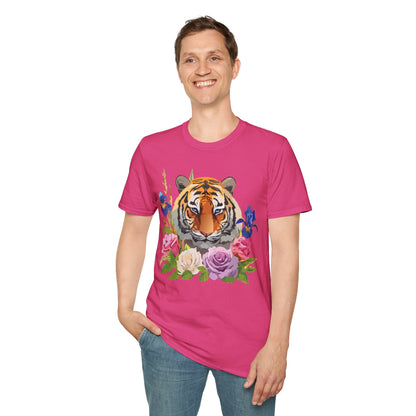 Unisex Tiger Shirt Softstyle Graphic Tee 100 Percent Cotton Apparel