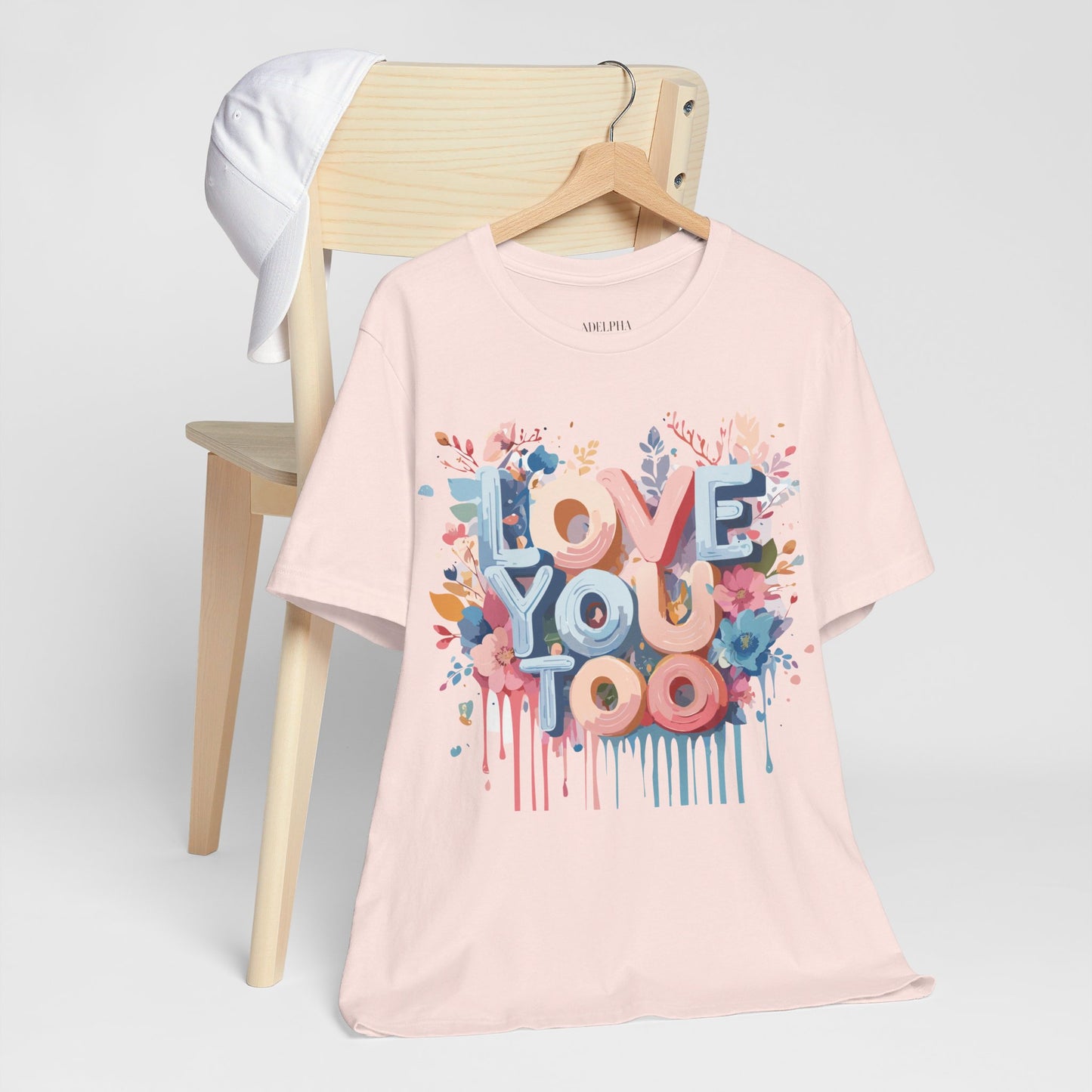 T-Shirt aus natürlicher Baumwolle – Love Story-Kollektion