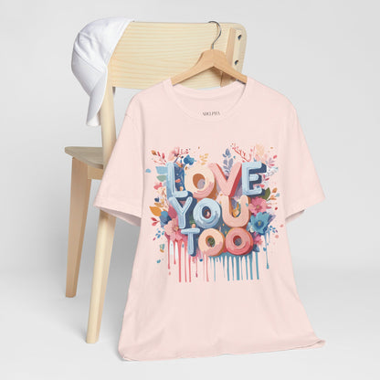 Natural Cotton Tee Shirt - Love story Collection Printify