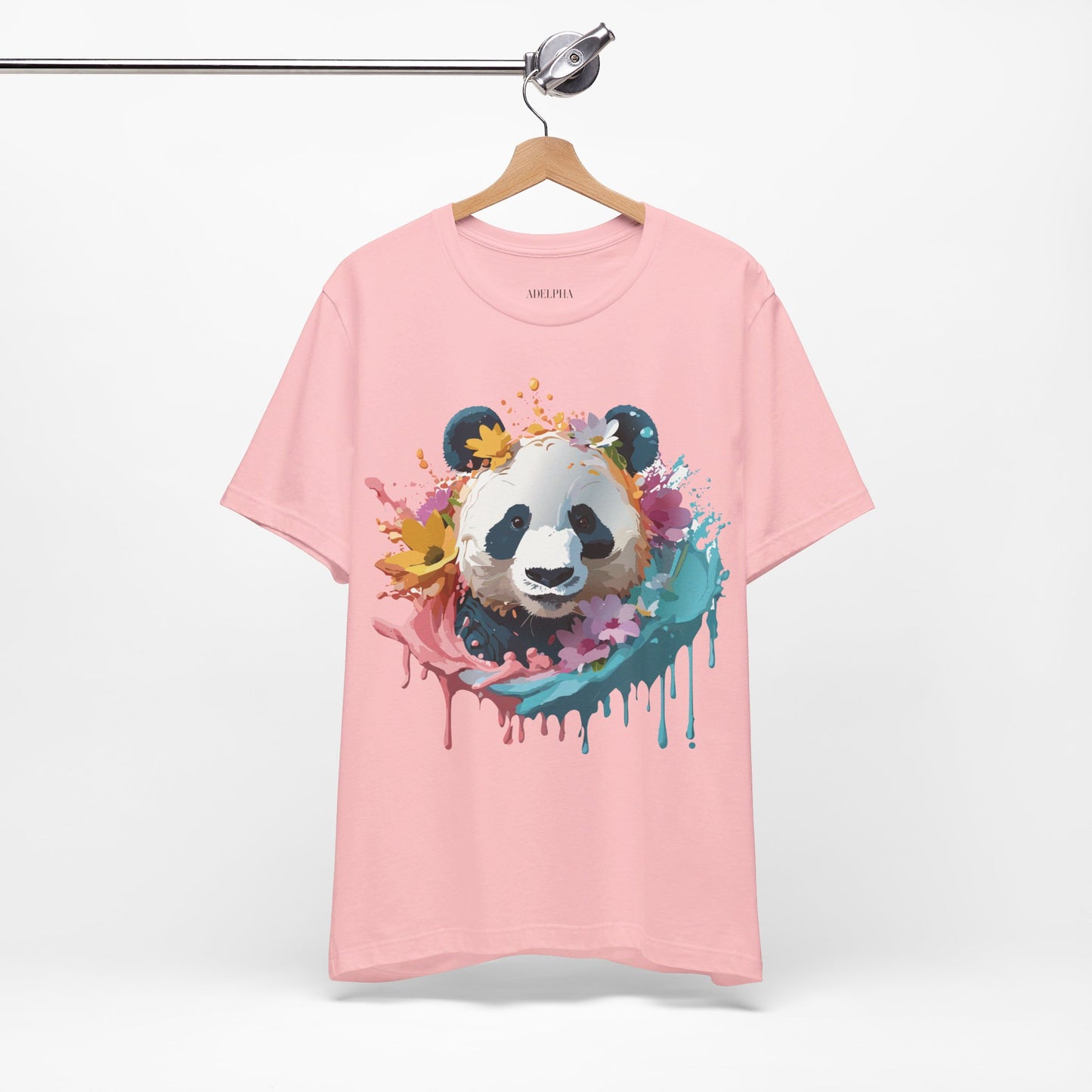 T-shirt en coton naturel avec panda