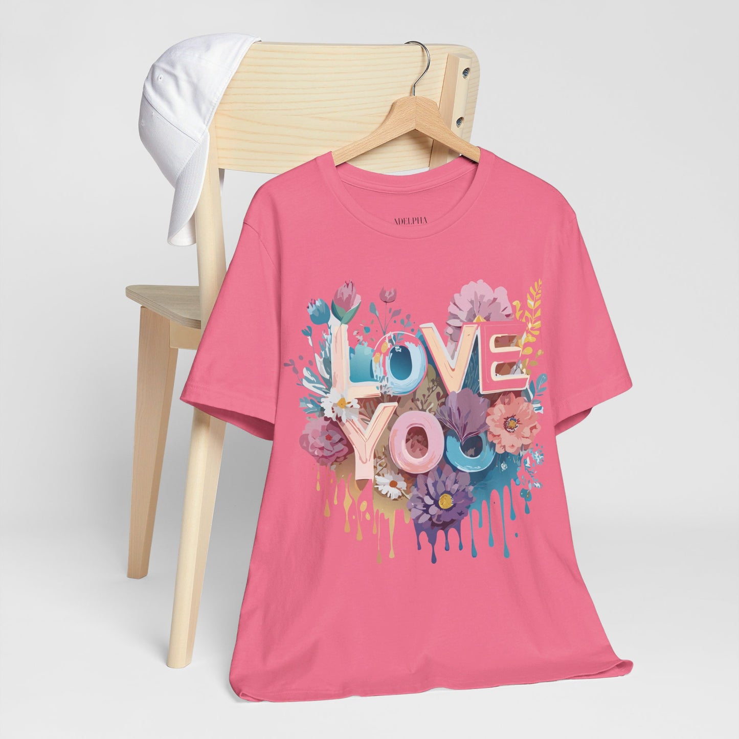 Natural Cotton Tee Shirt - Love story Collection