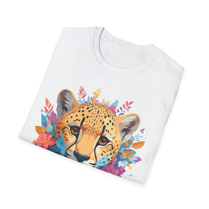 Cheetah Print Shirt Unisex Softstyle Tee Gildan 64000 Premium Comfort