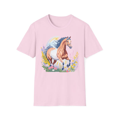 Horse Shirt Unisex Gildan Softstyle Tee 100 Ring Spun Cotton