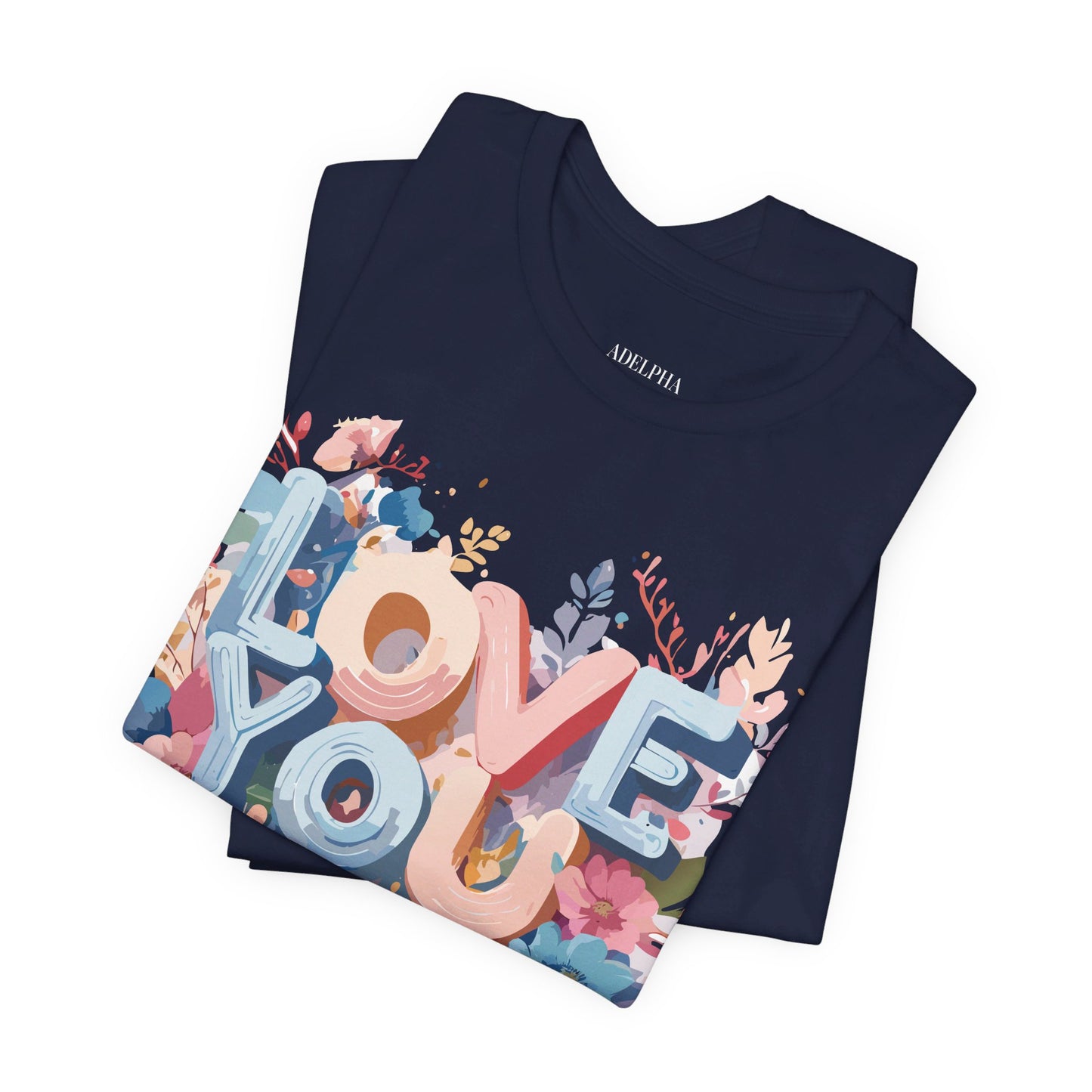 T-Shirt aus natürlicher Baumwolle – Love Story Collection