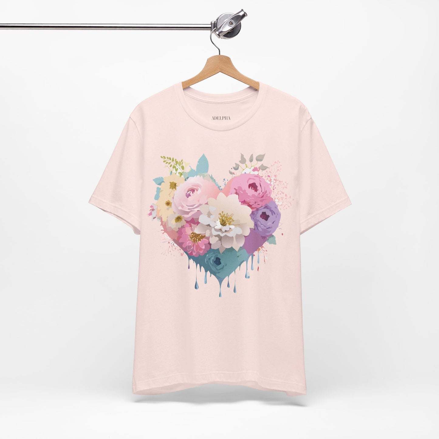 T-Shirt aus natürlicher Baumwolle – Love Story-Kollektion