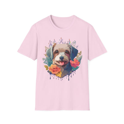 Dog Shirt Unisex Animal Tee Gildan Softstyle 64000 Short Sleeve Tee