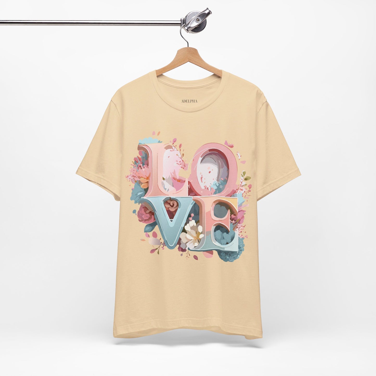 Natural Cotton Tee Shirt - Love story Collection