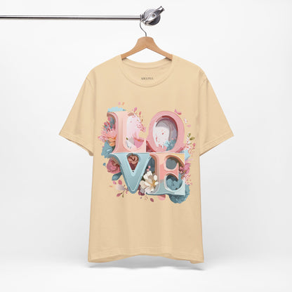 Natural Cotton Tee Shirt - Love story Collection Printify