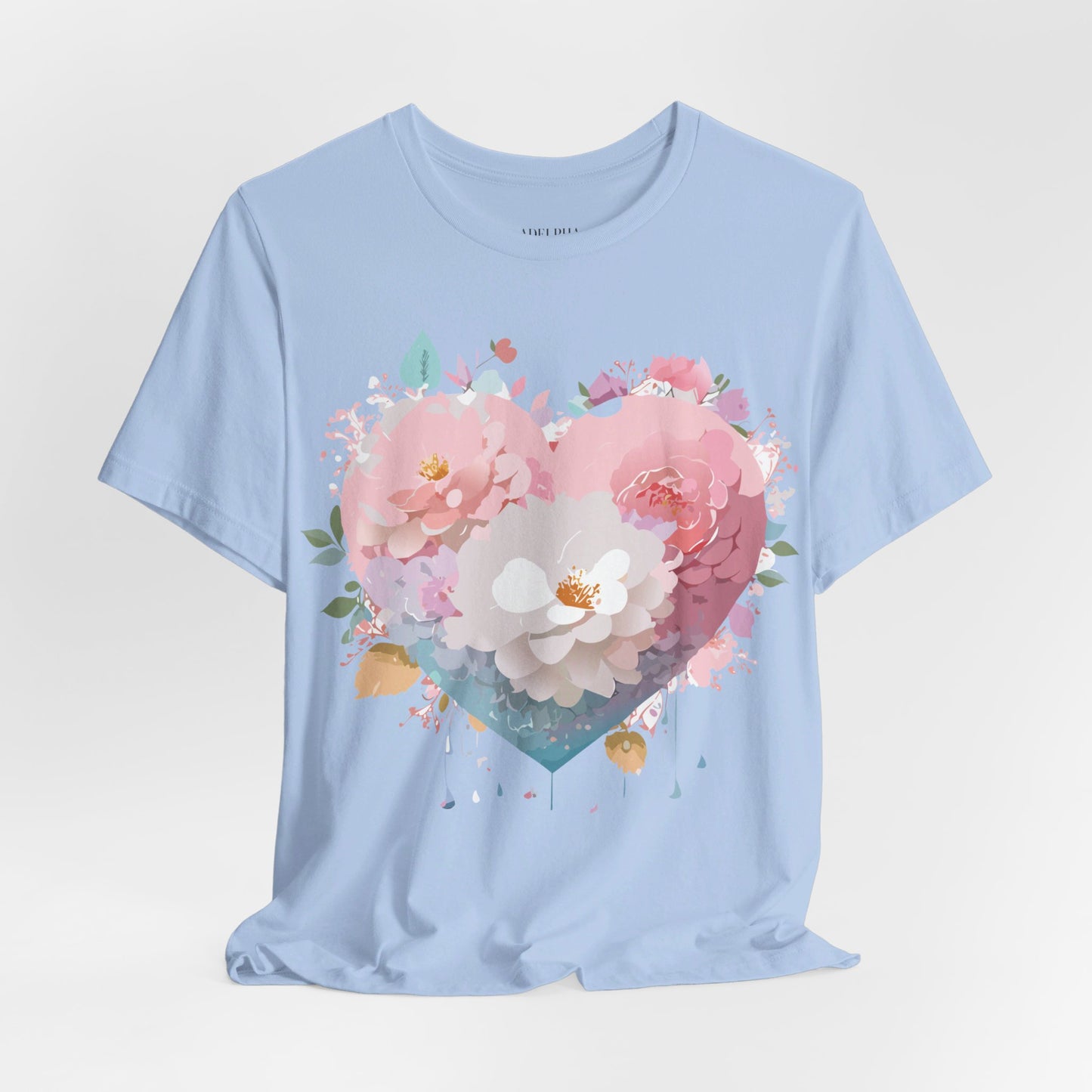 T-shirt en coton naturel - Collection Love story