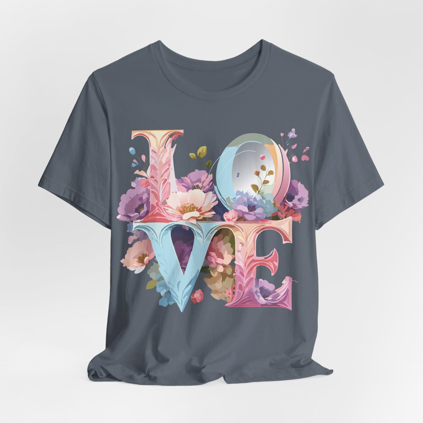 T-Shirt aus natürlicher Baumwolle – Love Story Collection