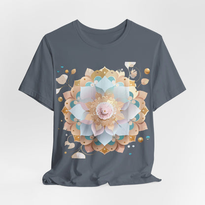 Natural Cotton Tee Shirt - Medallion Collection Printify