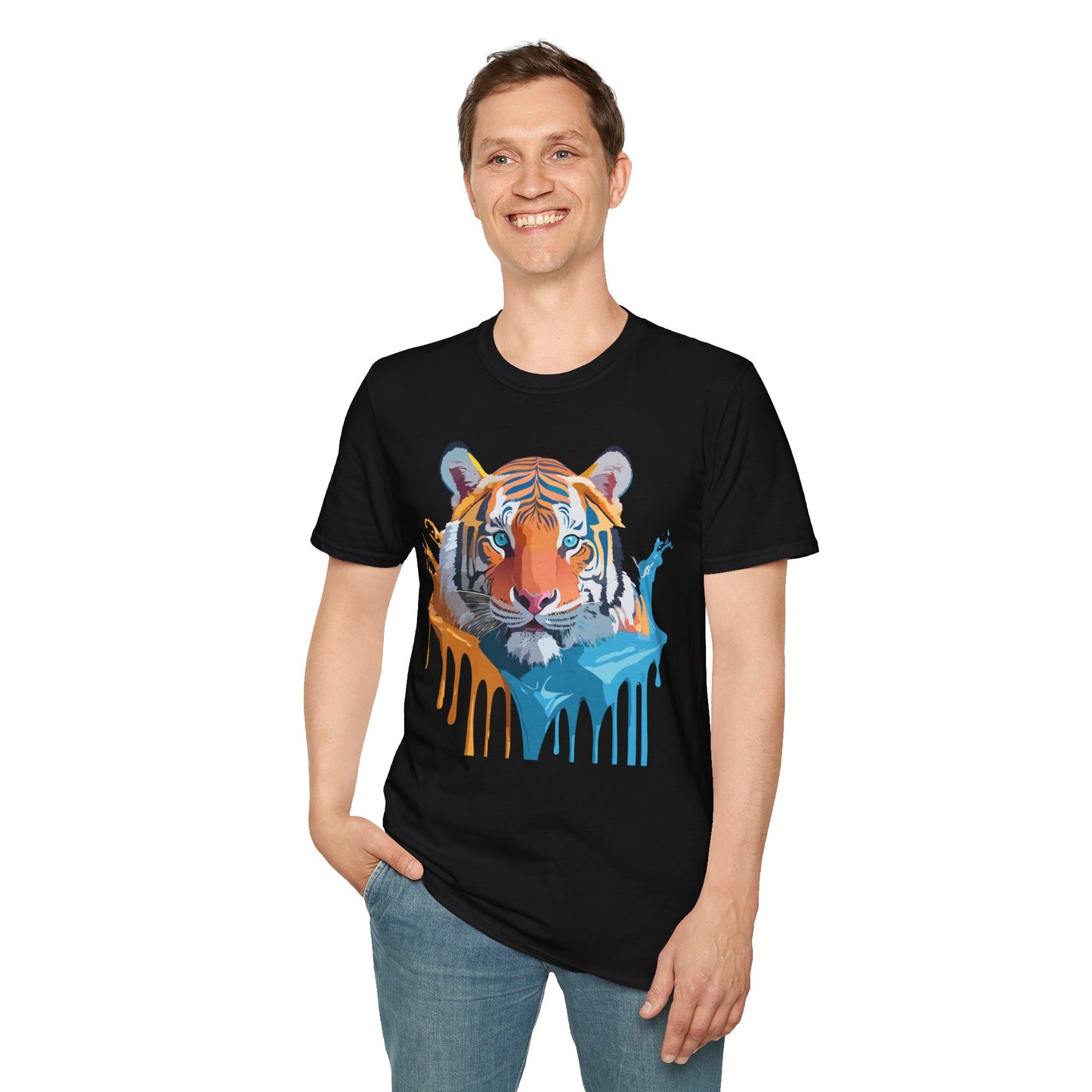 Tiger Shirt, Shirt with Tiger, Animal Tee, Shirt with Animals