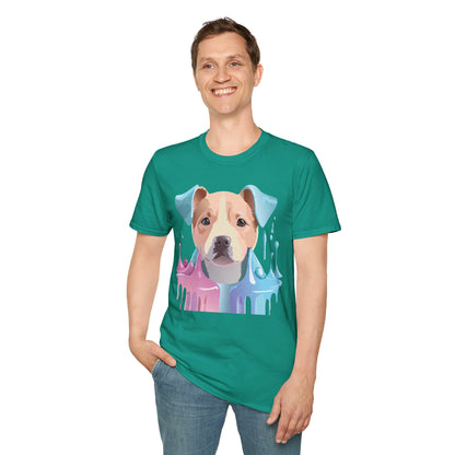 Dog Shirt Unisex Animal Tee Softstyle Gildan 64000 Cotton Tee