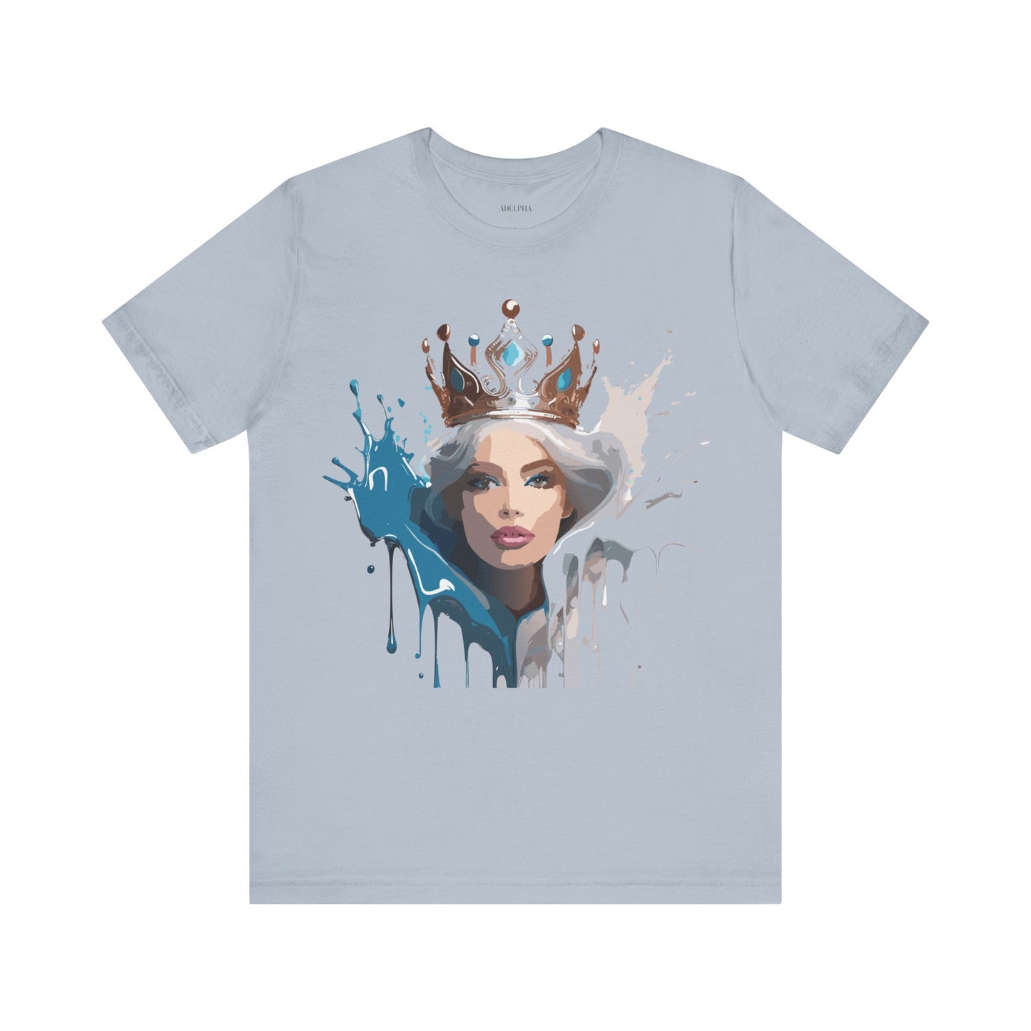 T-Shirt aus natürlicher Baumwolle – Queen Collection