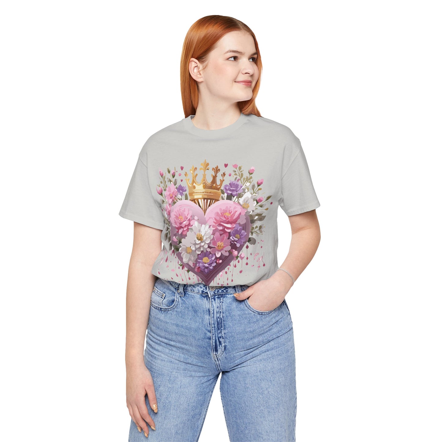 Natural Cotton Tee Shirt - Love story Collection