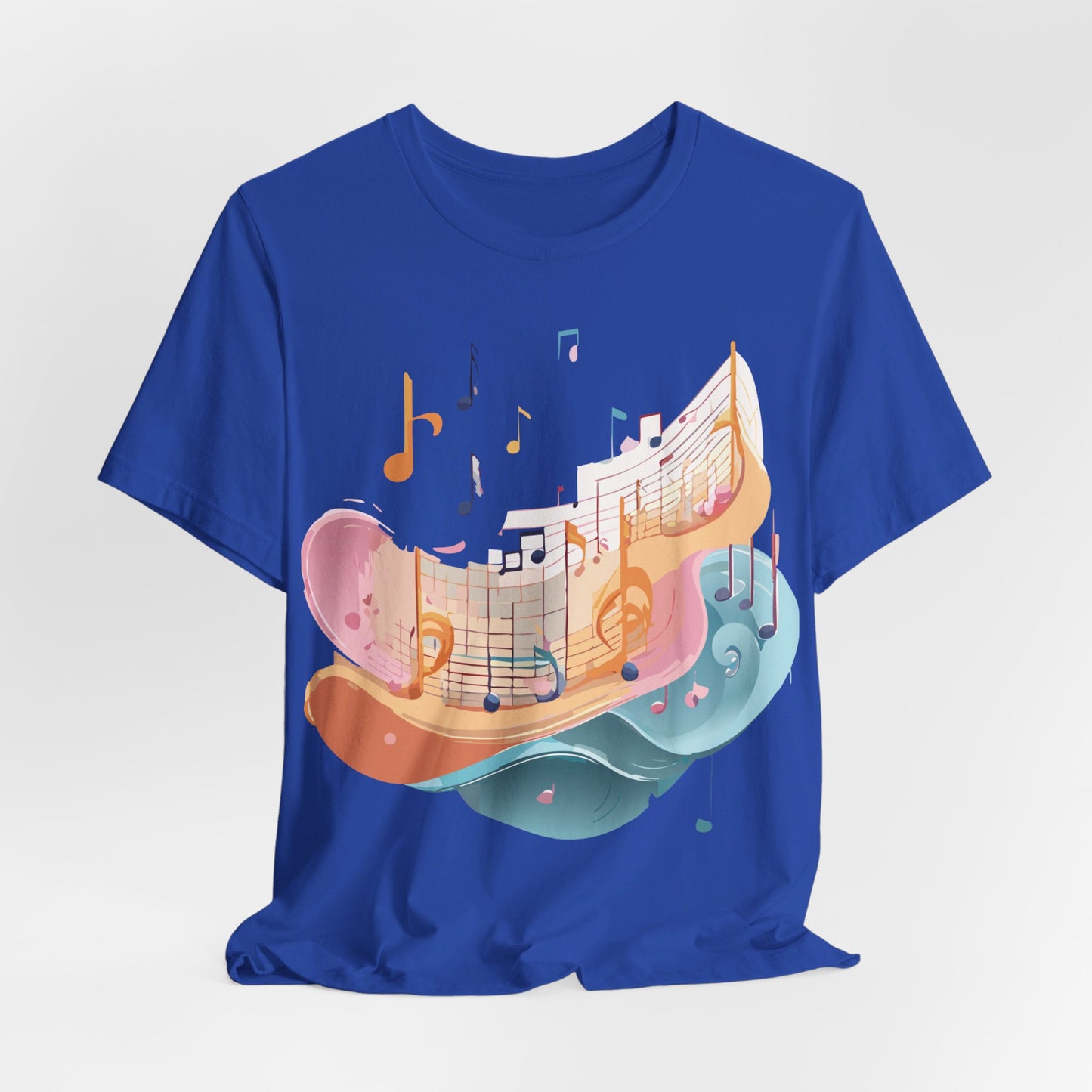 T-Shirt aus natürlicher Baumwolle – Musikkollektion