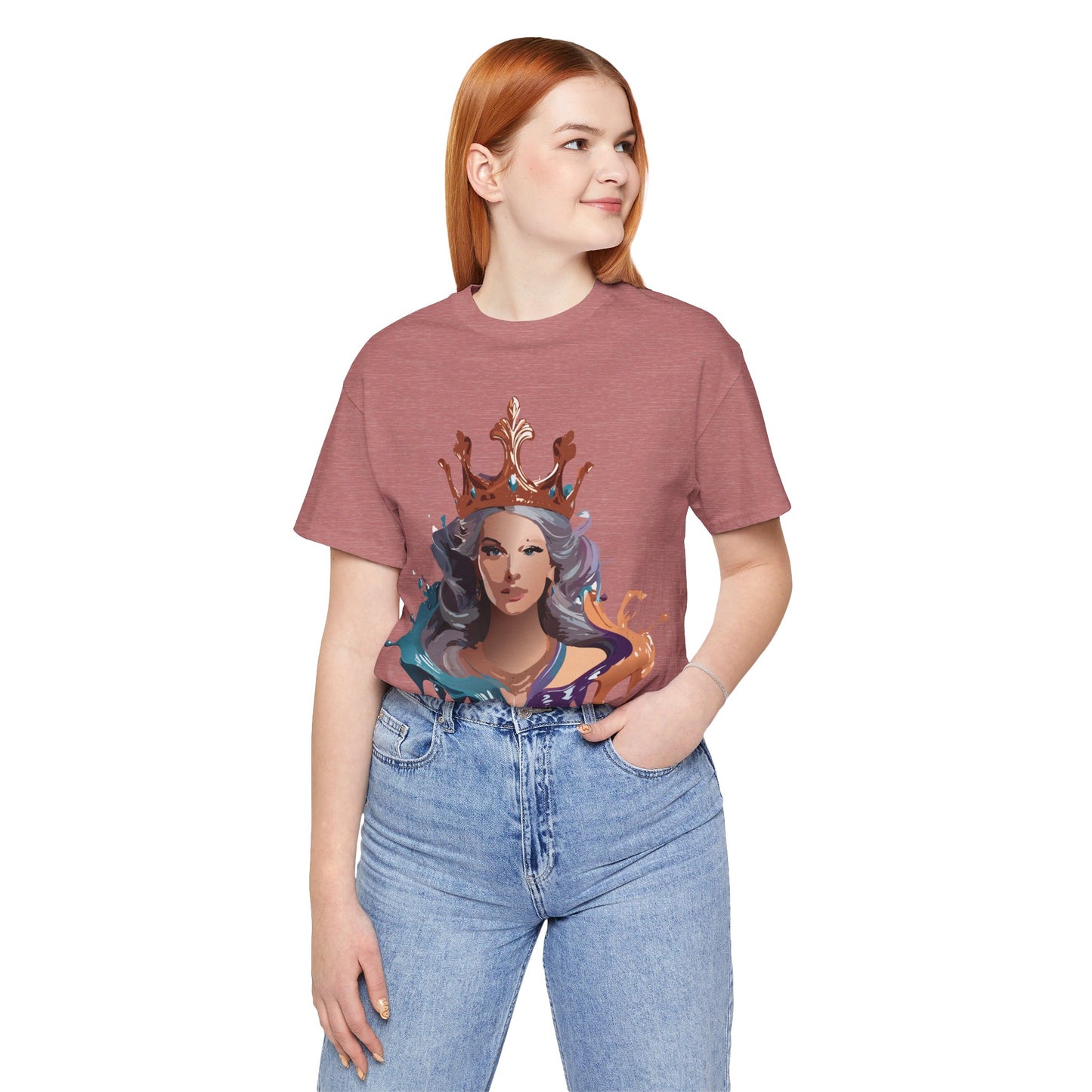 Natural Cotton Tee Shirt - Queen Collection