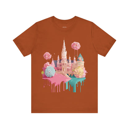 Natural Cotton Tee Shirt - Beautiful Places Collection - Vienna Printify