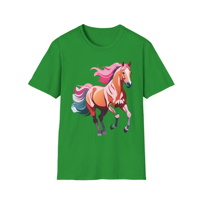 Horse Shirt Gildan Softstyle Tee Unisex 100 Percent Ring Spun Cotton