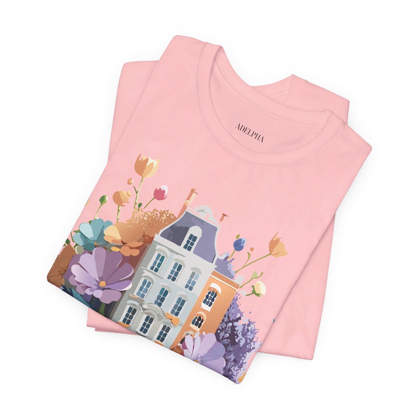 Natural Cotton Tee Shirt - Beautiful Places Collection - Amsterdam