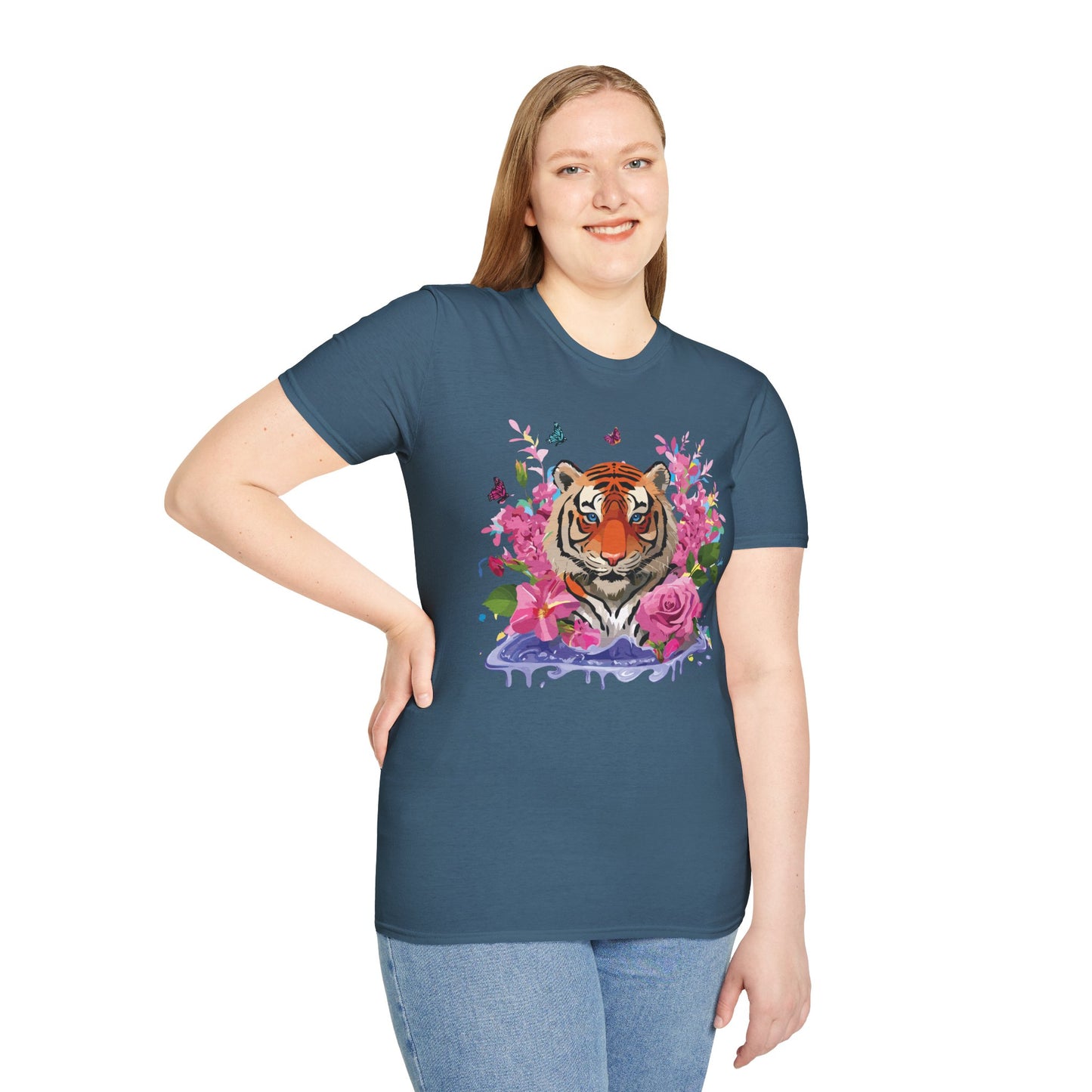 Tiger Shirt, Shirt with Tiger, Animal Tee, Shirt with Animals