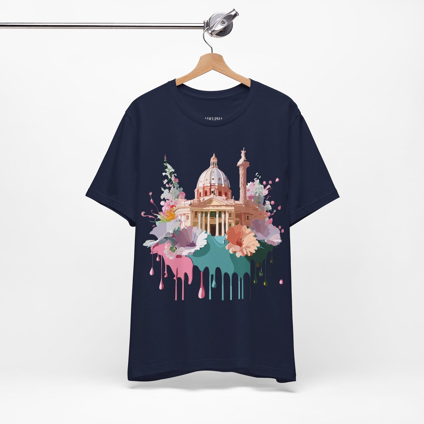 T-Shirt aus natürlicher Baumwolle - Beautiful Places Collection - Rom