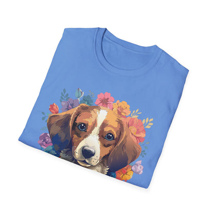 Unisex Dog Shirt Animal Print Tee Gildan Softstyle 64000 Cotton
