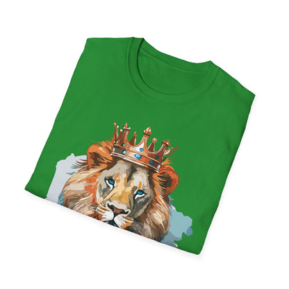 Lion Shirt Unisex Animal Tee Gildan Softstyle 64000 100 Percent Ring Spun Cotton