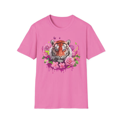 Tiger Shirt Unisex Tee Gildan Softstyle 64000 Ring Spun Cotton