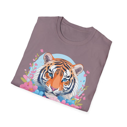 Tiger Shirt Unisex Softstyle T Shirt Gildan 64000 Animal Tee