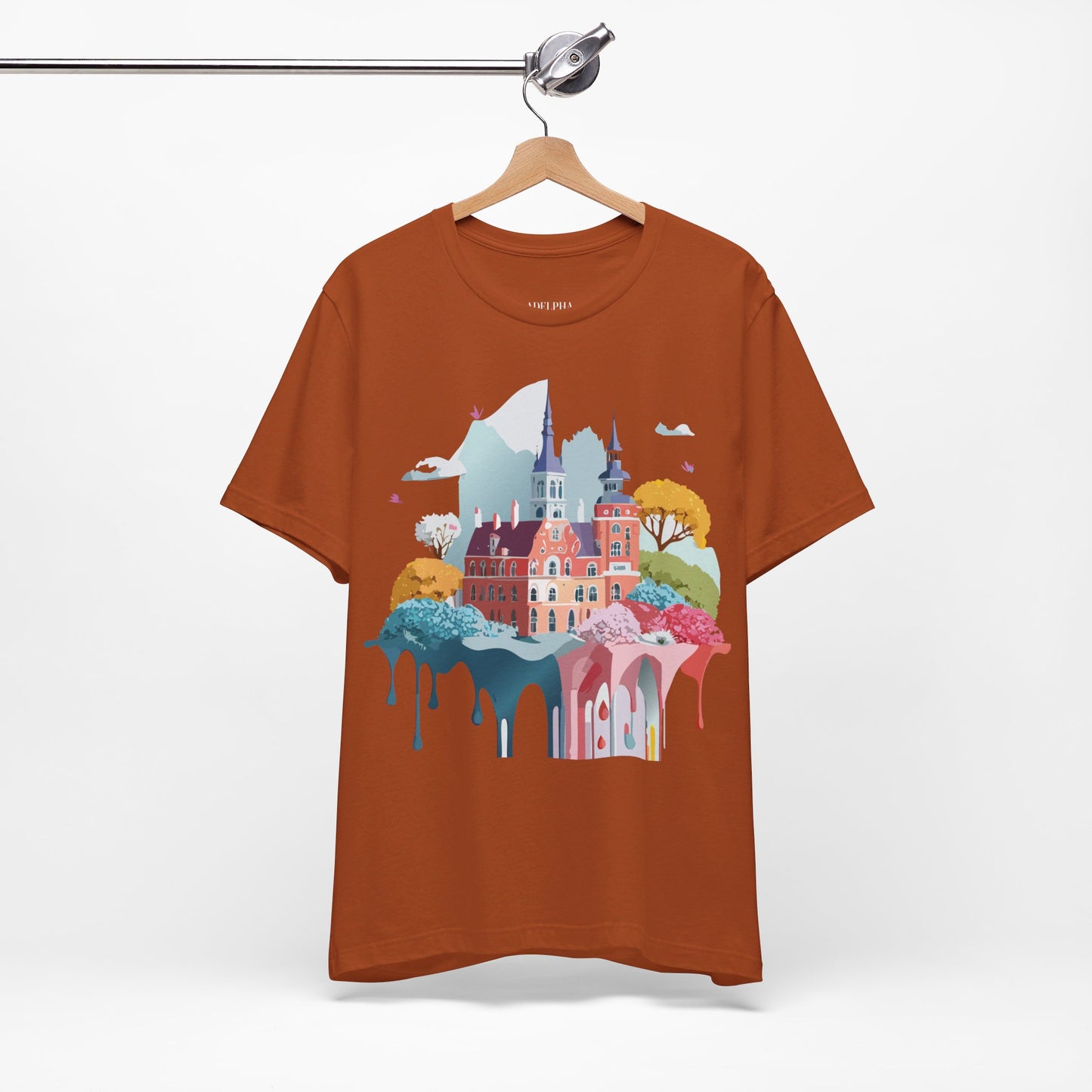 Natural Cotton Tee Shirt - Beautiful Places Collection - Warnemünde and Rostock - Germany