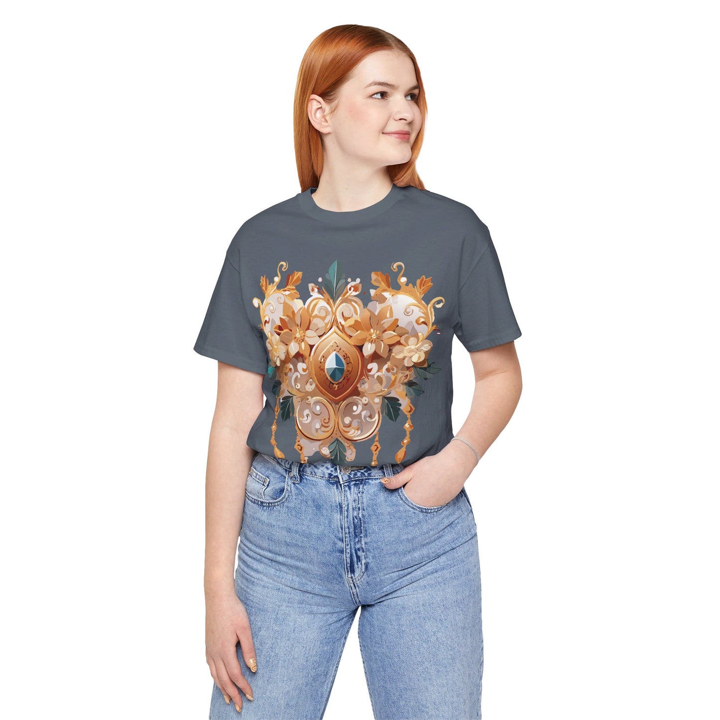 T-Shirt aus natürlicher Baumwolle – Queen Collection