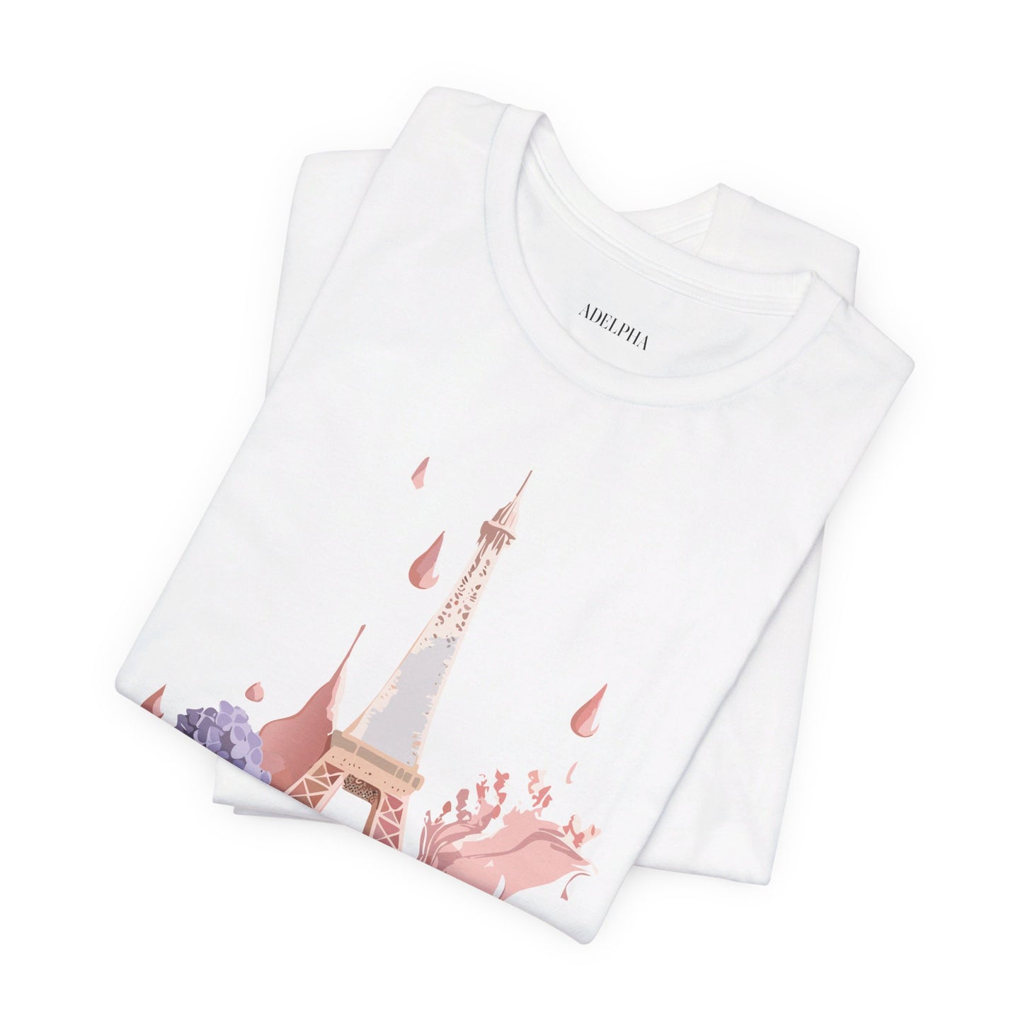 Natural Cotton Tee Shirt - Beautiful Places Collection - Paris