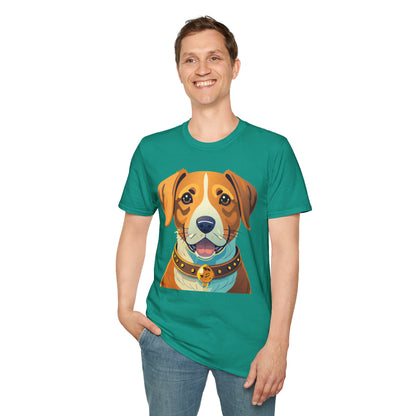 Dog Shirt Unisex Animal Tee Gildan Softstyle 64000 Cotton Tee