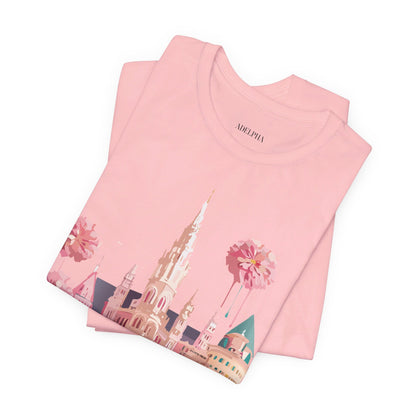 Natural Cotton Tee Shirt - Beautiful Places Collection - Vienna Printify