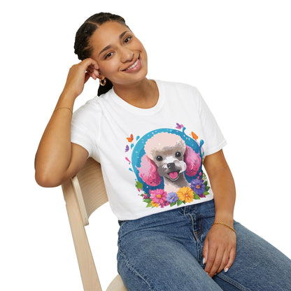 Dog Shirt With Animals Unisex Softstyle Tee 100 Percent Cotton Gildan 64000