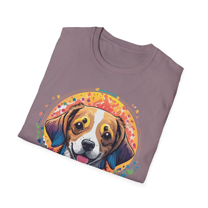 Dog Shirt Unisex Animal Tee Gildan 64000 Softstyle Ring Spun Cotton