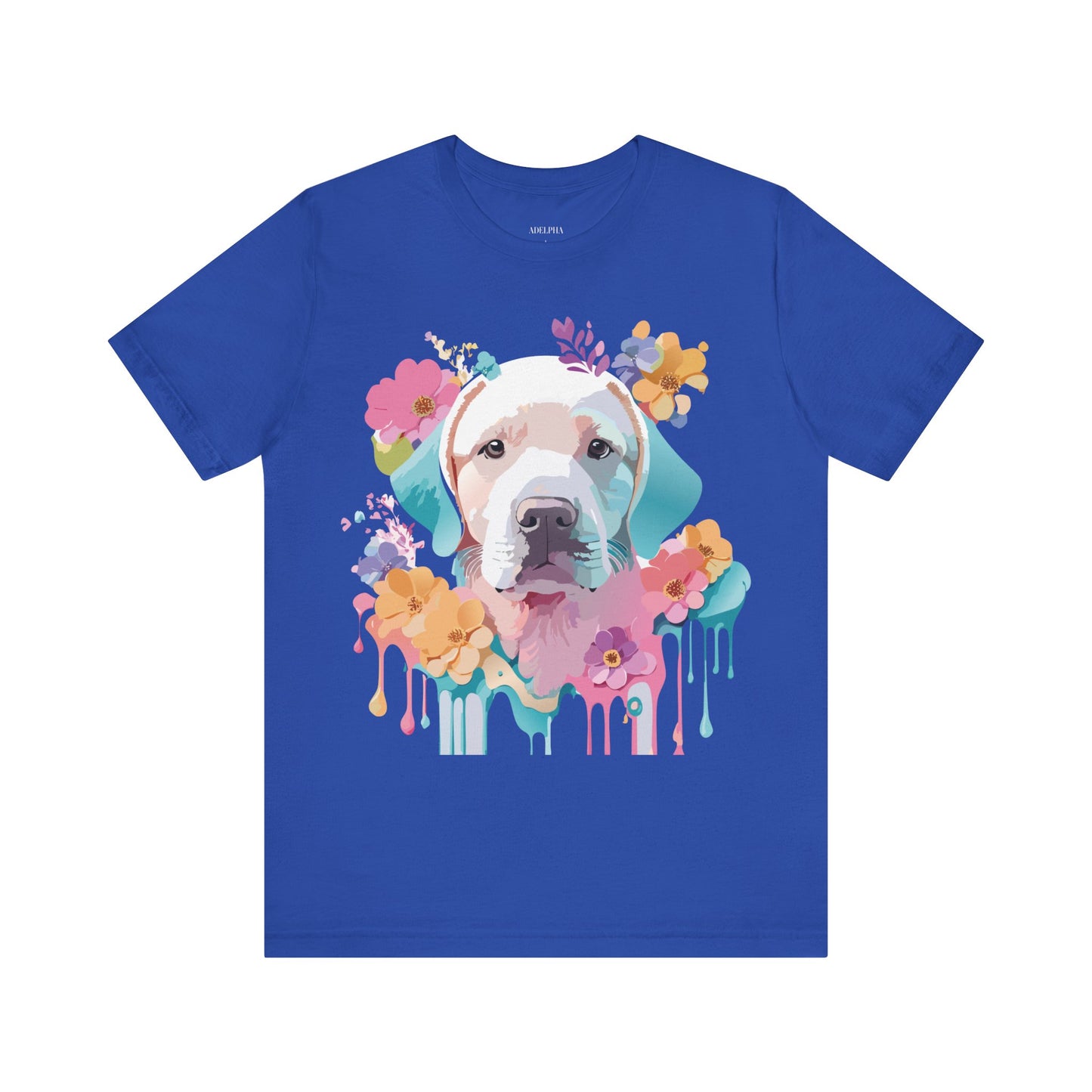 T-shirt en coton naturel avec chien