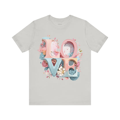 Natural Cotton Tee Shirt - Love story Collection Printify