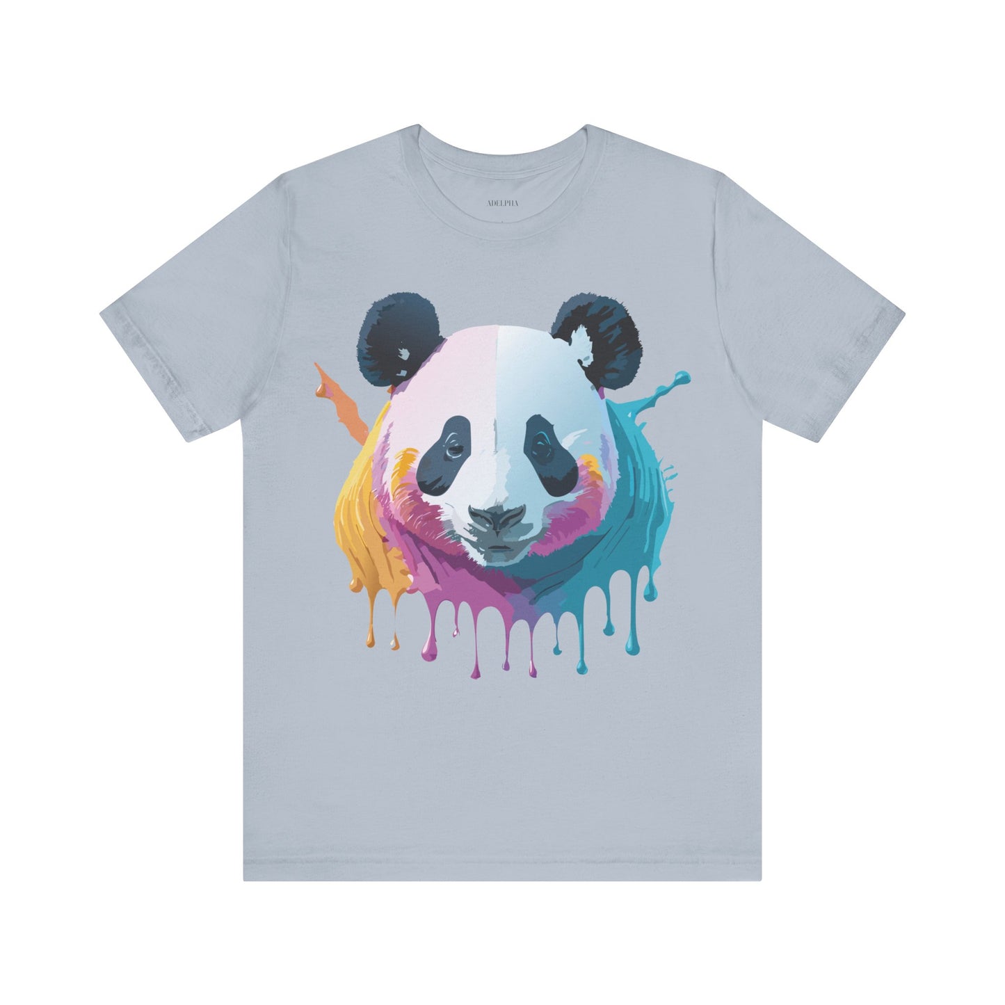 Natural Cotton Tee Shirt with Panda