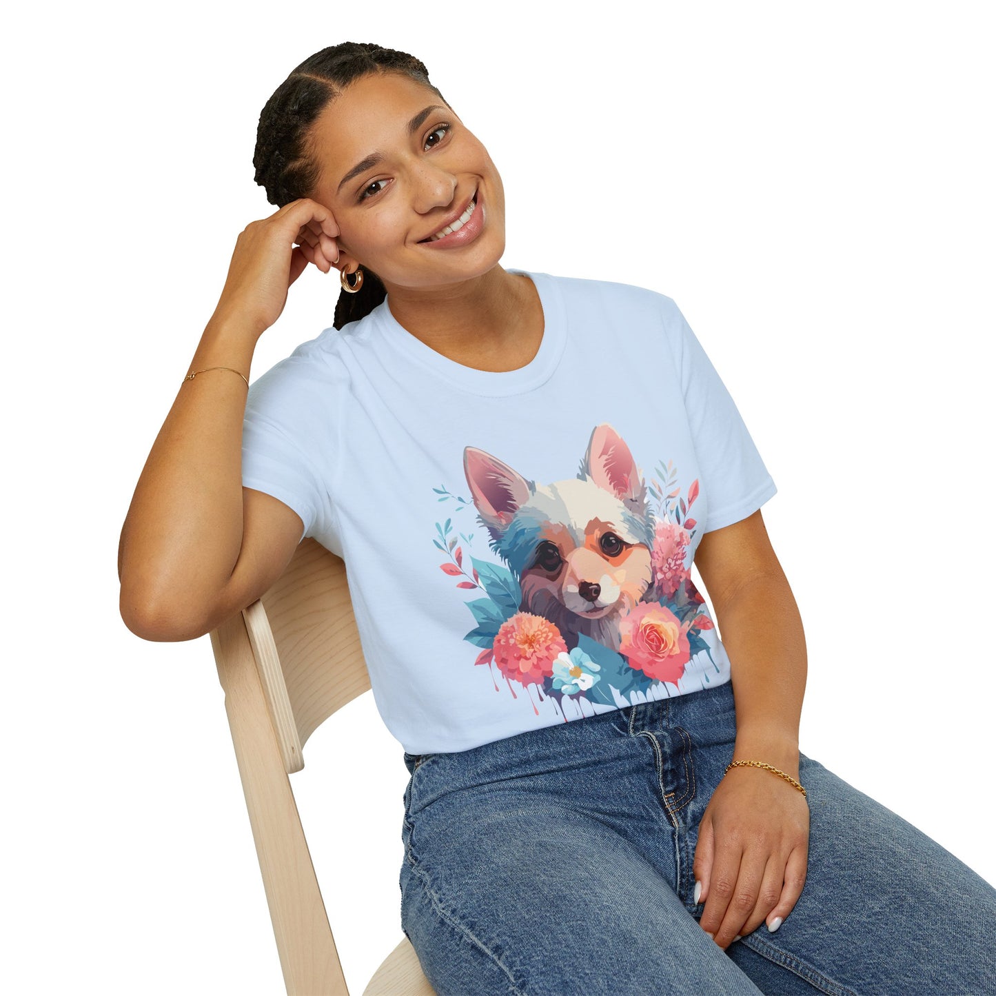 Dog Shirt, Shirt with Dog, Animal Tee, Shirt with Animals