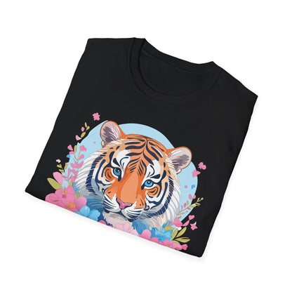Tiger Shirt Unisex Softstyle T Shirt Gildan 64000 Animal Tee