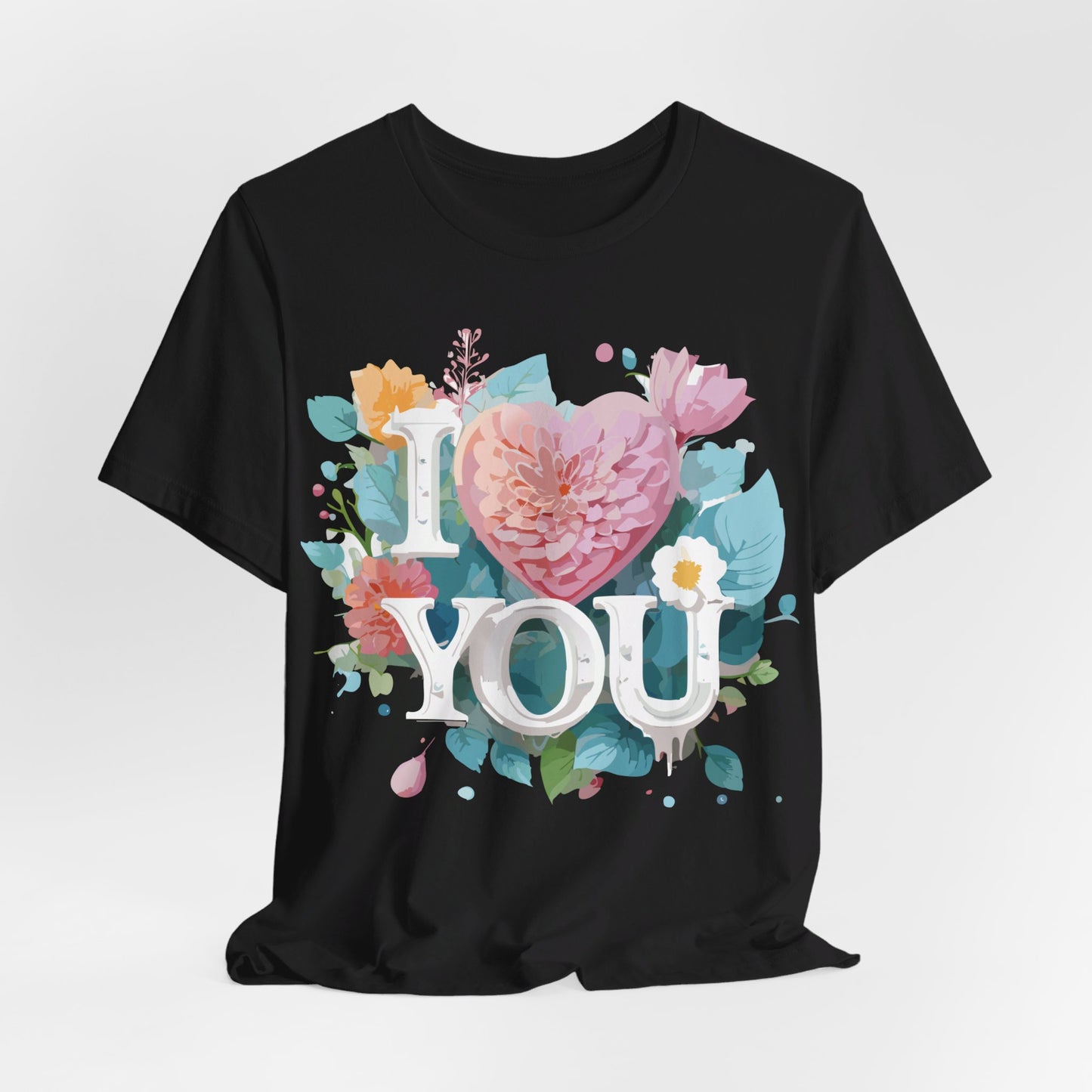 T-Shirt aus natürlicher Baumwolle – Love Story Collection