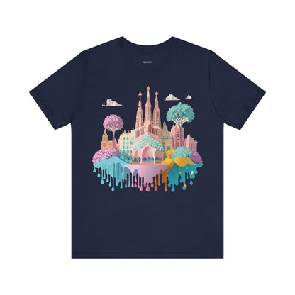 Tourist Shirt, Shirt with Barcelona - ADELPHA