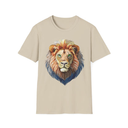 Lion Shirt Unisex Animal Tee Gildan Softstyle 64000 Cotton Comfort