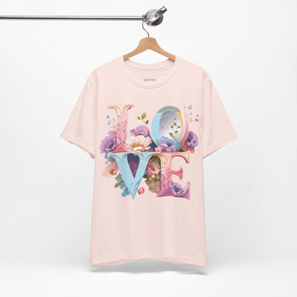 Natural Cotton Tee Shirt - Love story Collection Printify